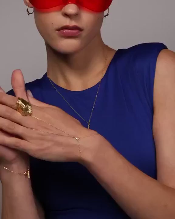 Aura 14K Hand Chain