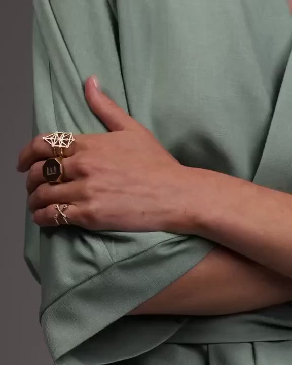 Sacred Balance Diamond Ring, ring by Noritamy, video