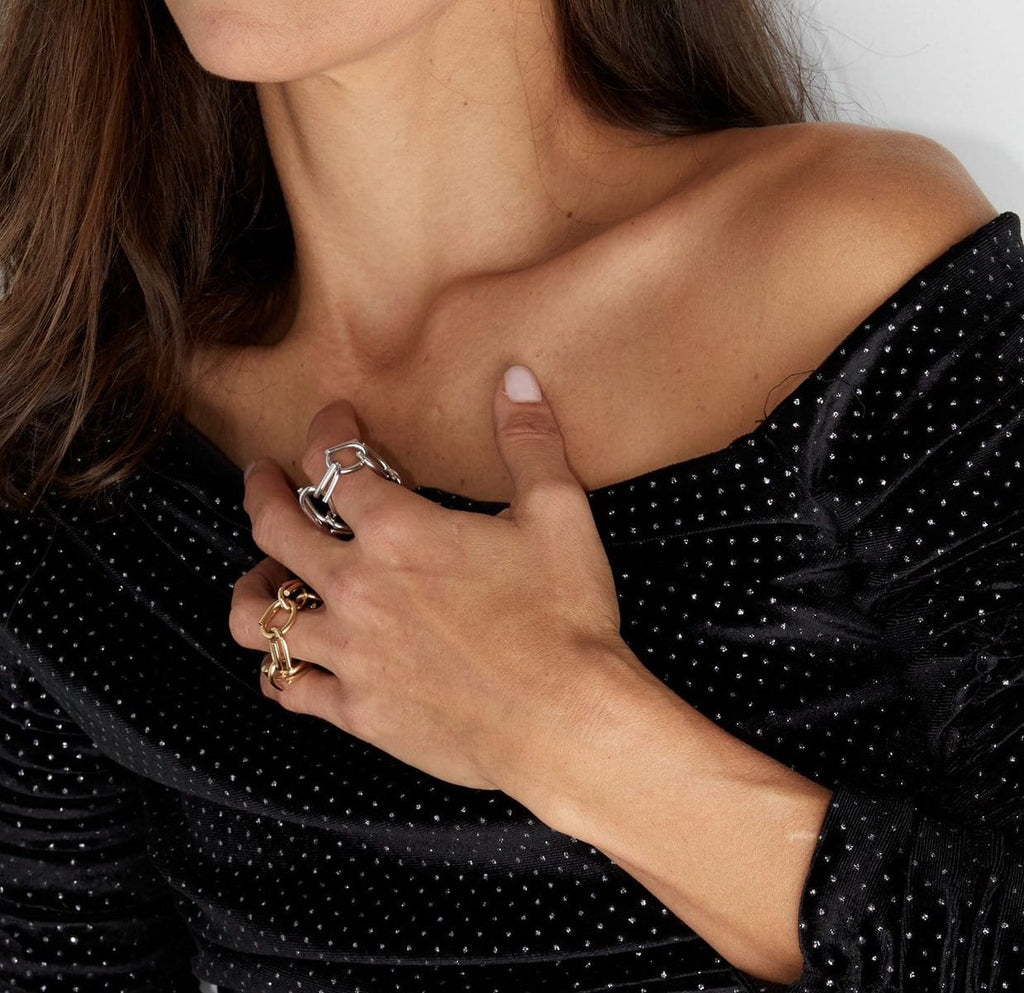 Flexible small links ring