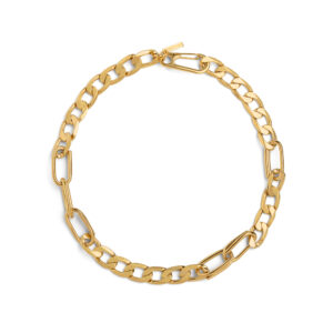 Cuban And Oval Links Choker